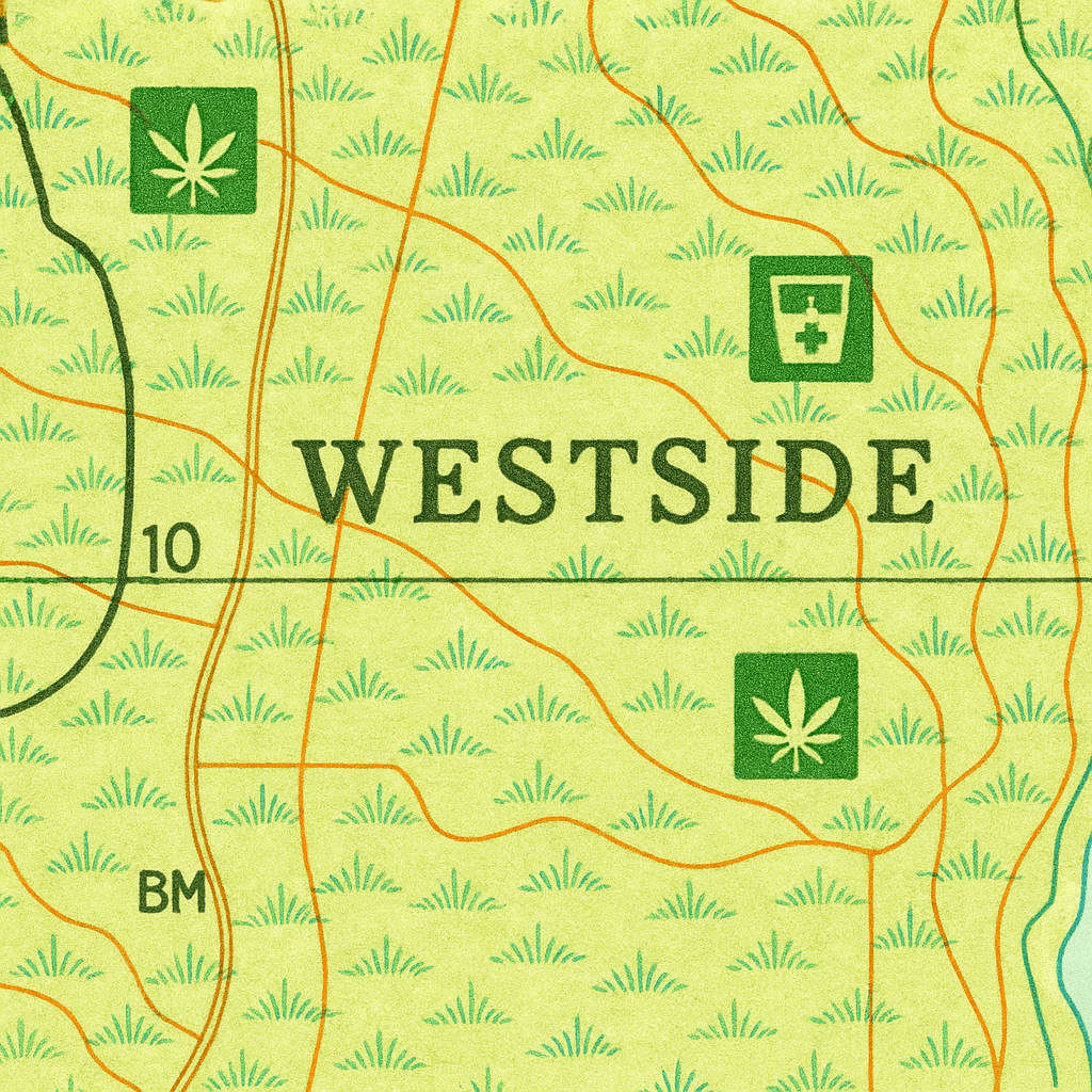 vintahe map westside jacksonville marijuana doctor